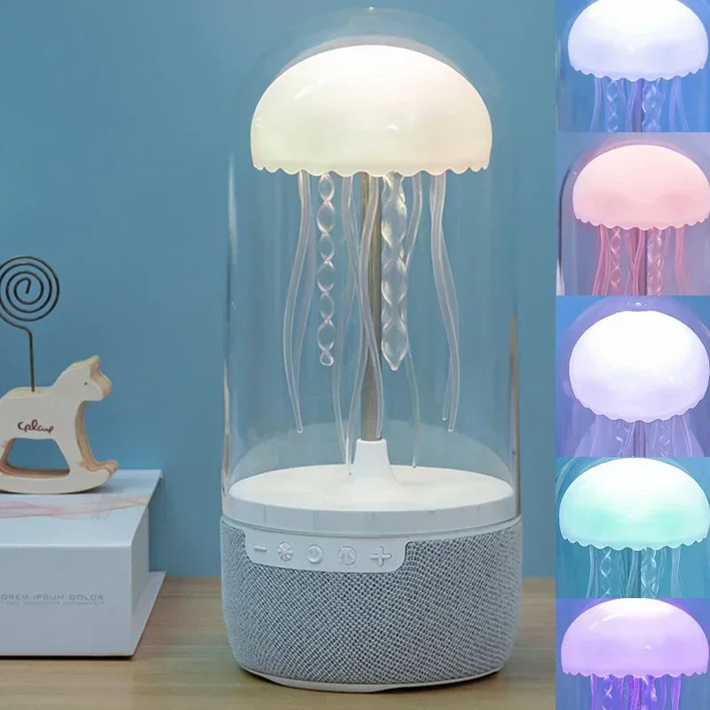 Colorful Jellyfish Lamp Bluetooth Speaker