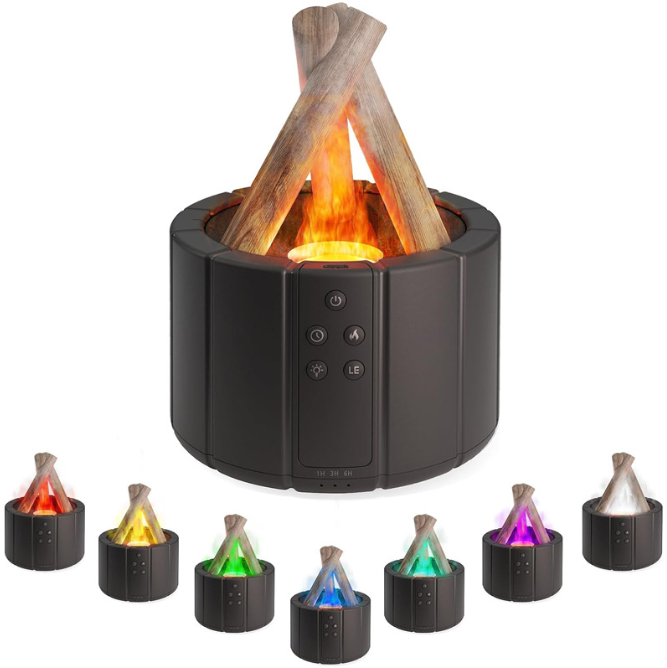 Flame Aroma Diffuser Bonfire Air Humidifier