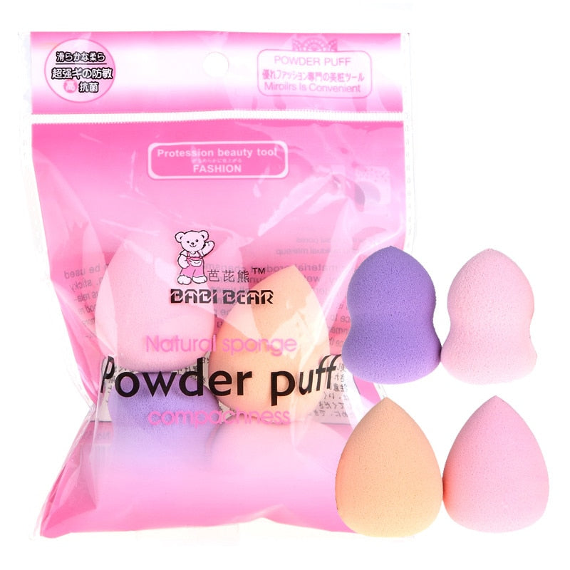 4Pcs/set Mini Soft Makeup Sponge